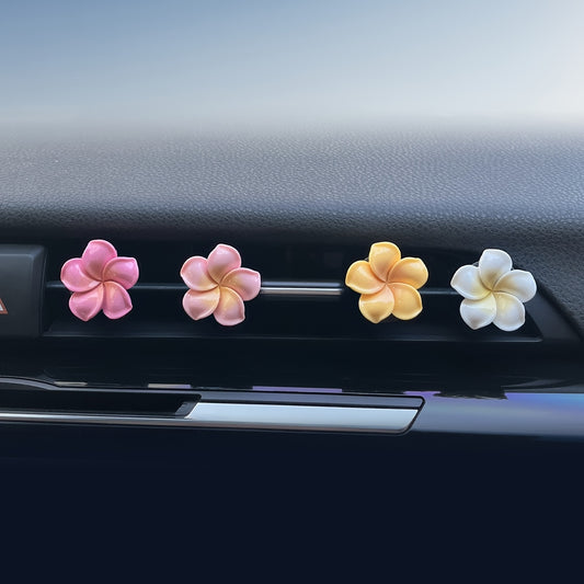4pcs Floral Car Air Freshener Ornaments - Add a Refreshing Aroma to Your Automobile!