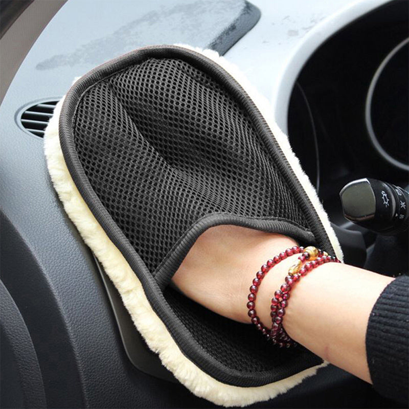 Car Brush Cleaner Soft Gloves 5.91*9.45inch Car Cleaning