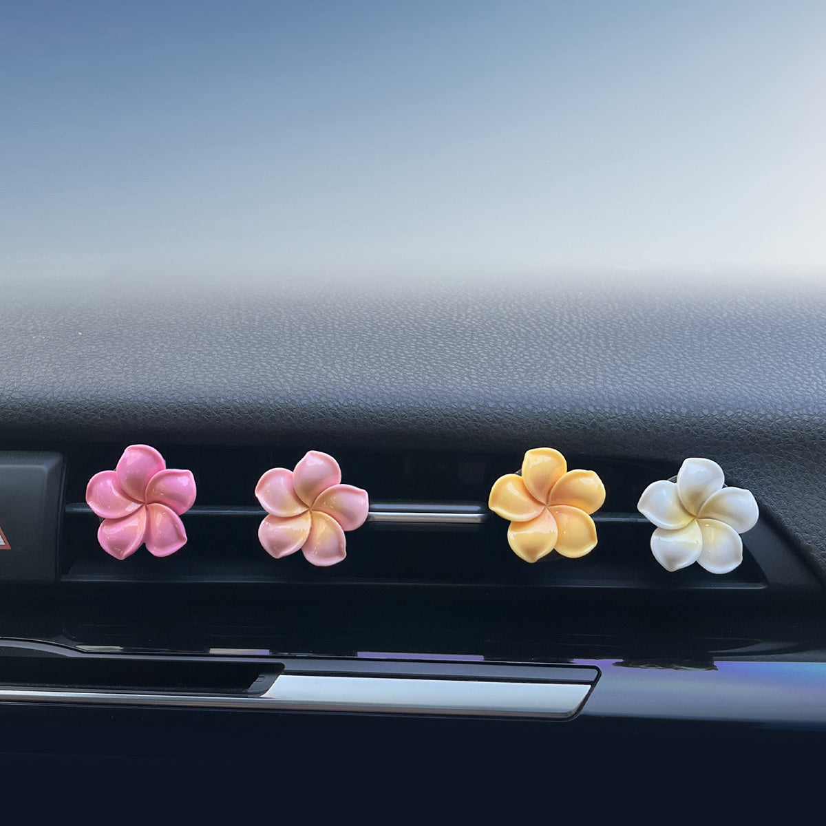 4pcs Floral Car Air Freshener Ornaments - Add a Refreshing Aroma to Your Automobile!