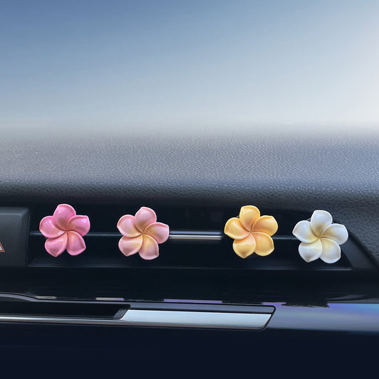 4pcs Floral Car Air Freshener Ornaments - Add a Refreshing Aroma to Your Automobile!