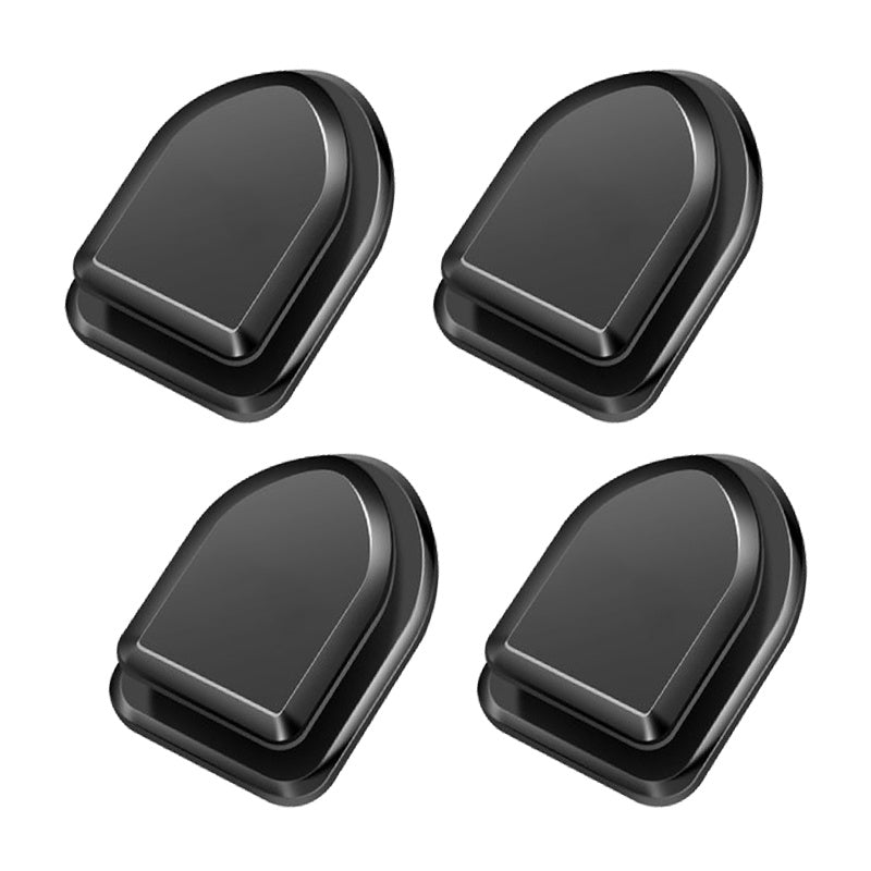 4pcs Car Hook USB Data Cable Key Mask Storage Hook Sticker, Car Interior Accessories Hook