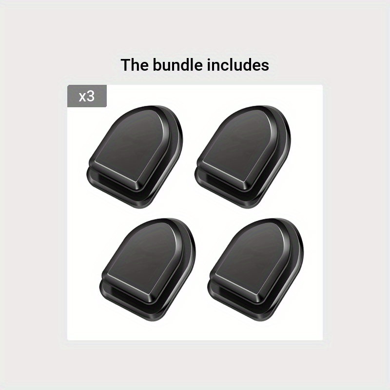 4pcs Car Hook USB Data Cable Key Mask Storage Hook Sticker, Car Interior Accessories Hook