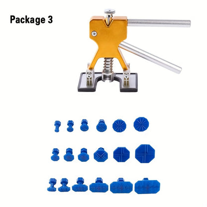 Car Dent Repair Tools Paintless Body Dent Repair Kit Car Dent Puller Tabs Removal Body Damage Fix Tool with Mats Minor Dent Removal