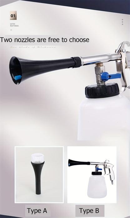 US Type Car Washer Dry Cleaning Gun Dust Remover Automobiles Water Gun Deep Clean Washing Cleaning Tool