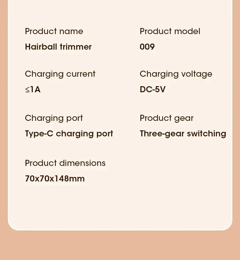 Portable Electric Lint Remover with LED Display USB Rechargeable Sweater Shaver Household Clothes Hair Ball Trimmer