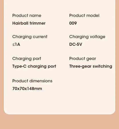 Portable Electric Lint Remover with LED Display USB Rechargeable Sweater Shaver Household Clothes Hair Ball Trimmer