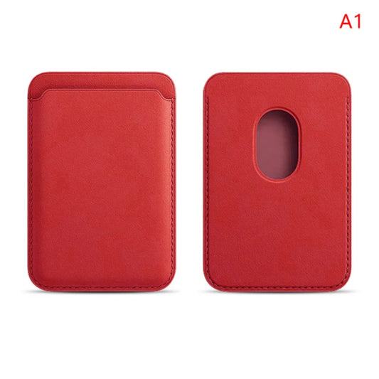 For Magsafe Magnetic Leather Wallet Case For iPhone  17 16 15 14 13 12 11 8  Samsung Huawei Card Holder with Magnet Covers