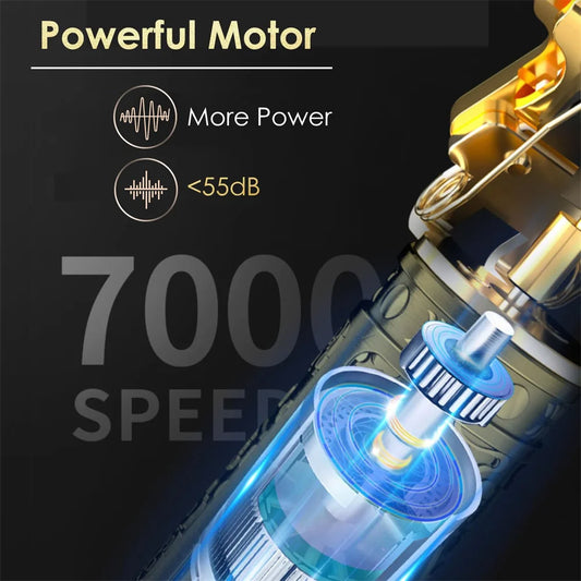 New Retro T9 Hair Clipper For Men, Electric Shaver, Rechargeable Hair Clipper, Portable Cordless Beard Trimmer