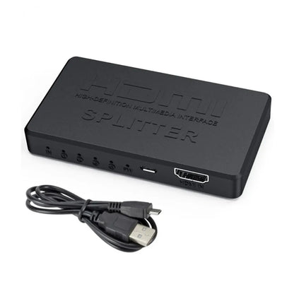 4K 2K HDMI Splitter 1 in 4 out 4x1 HDMI Switch HDMI-compatible Adapter HD 1080P Video Switcher For Xbox PS4 DVD HDTV PC Laptop