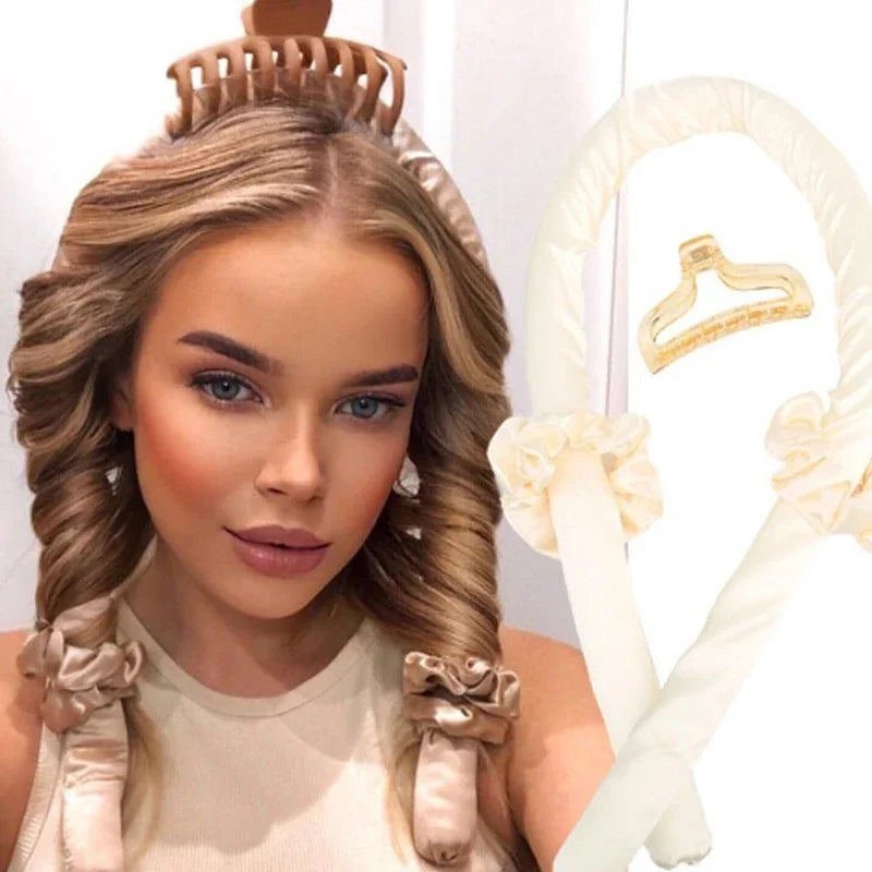 No Heat Foam Sleeping Curling Iron Big Wave Lazy Curl Styler for DIY Hair Dressing Tool - Efficient Hair Wave Styling