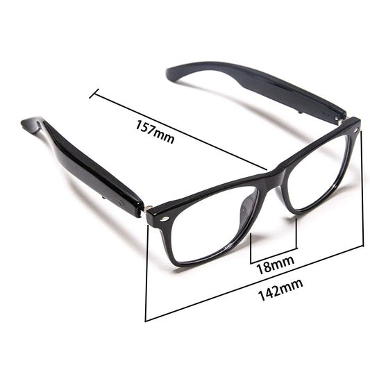 SENBONO New Smart Glasses for Men Women Bluetooth Call AI Translation Music Control Volume Control Sunglasses Anti-blue Light