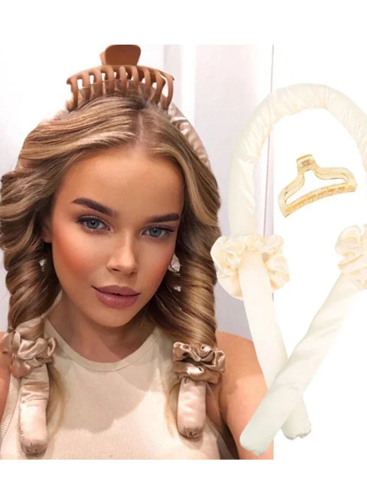 No Heat Foam Sleeping Curling Iron Big Wave Lazy Curl Styler for DIY Hair Dressing Tool - Efficient Hair Wave Styling