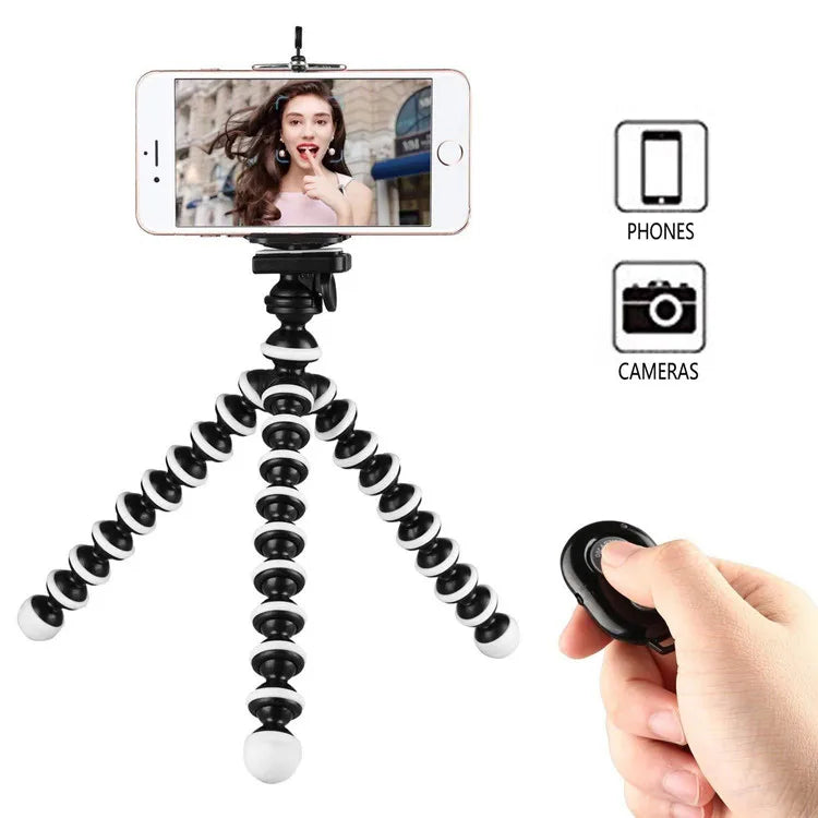 Tripods Tripod For Phone Mobile Camera Holder Clip Smartphone Monopod Tripe Stand Octopus Mini Tripod Stativ For Phone
