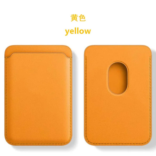 For Magsafe Magnetic Leather Wallet Case For iPhone  17 16 15 14 13 12 11 8  Samsung Huawei Card Holder with Magnet Covers