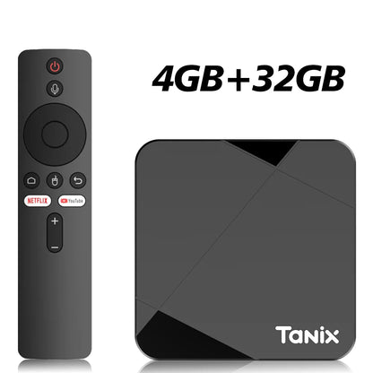 Tanix TX5 Android 14 Amlogic S905Y5 TV Box 4G 32G/64G 2.4G&5G Dual Wifi 4K Smart STB AV1 3D BT Streaming Media Player