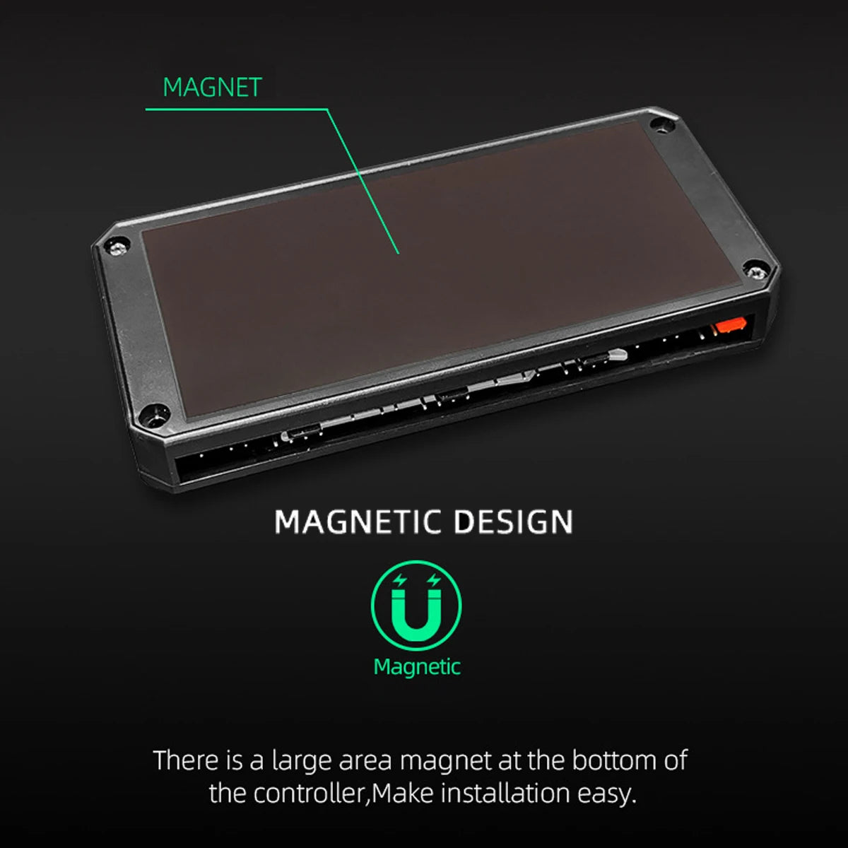 COOLMOON 5V/3Pin ARGB 4Pin Fan PWM HUB 1To8 Music Rhythm Temperature Controller Aura Sync Cooling Fan Remote Control Chassis Hub