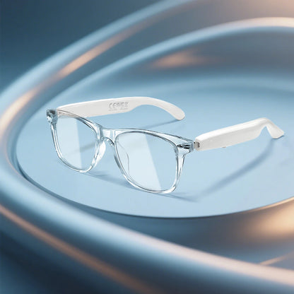 SENBONO New Smart Glasses for Men Women Bluetooth Call AI Translation Music Control Volume Control Sunglasses Anti-blue Light