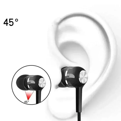 1-8pcs 3.5mm Wired Headphones In Ear Wired Earphones with Microphone Bass HiFi Stereo Earbuds Sports In-line Control For Phones