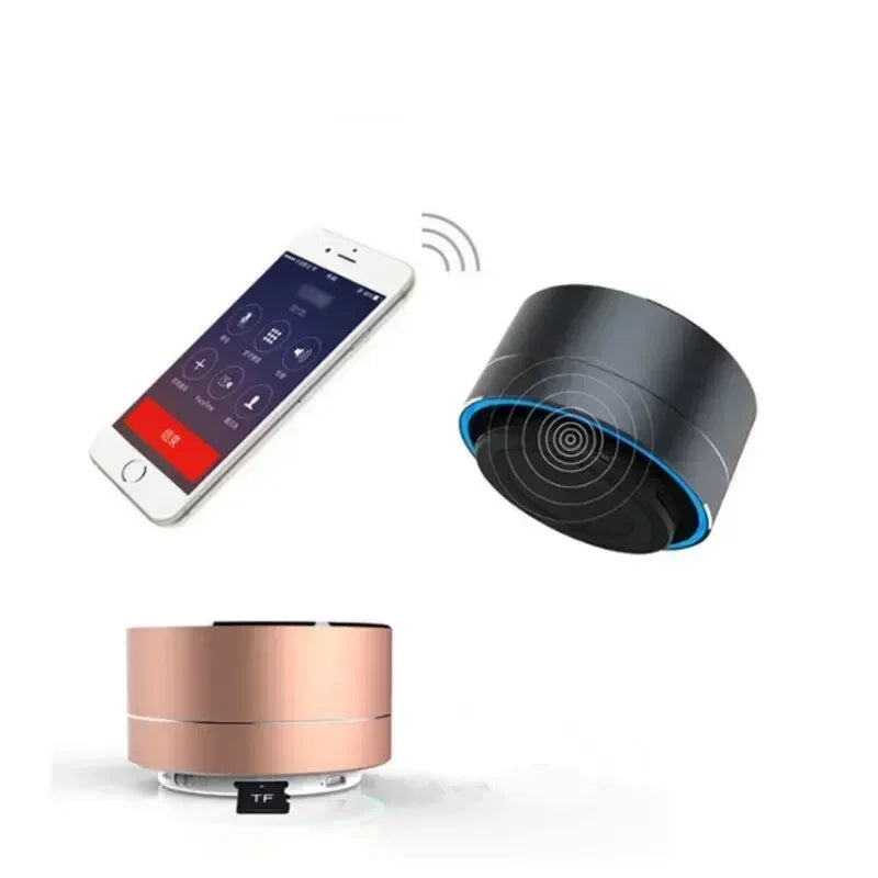 A10 10M Mini Portable Wireless Bluetooth Speaker Steel Cannon Subwoofer Bluetooth Audio Gift For Laptops Phone Outdoors Speakers