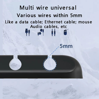 Adhesive Cable Holder Clips Cord Management Wire Organizer for Desktop USB Charging Cable Nightstand Power Cord Mouse Cable