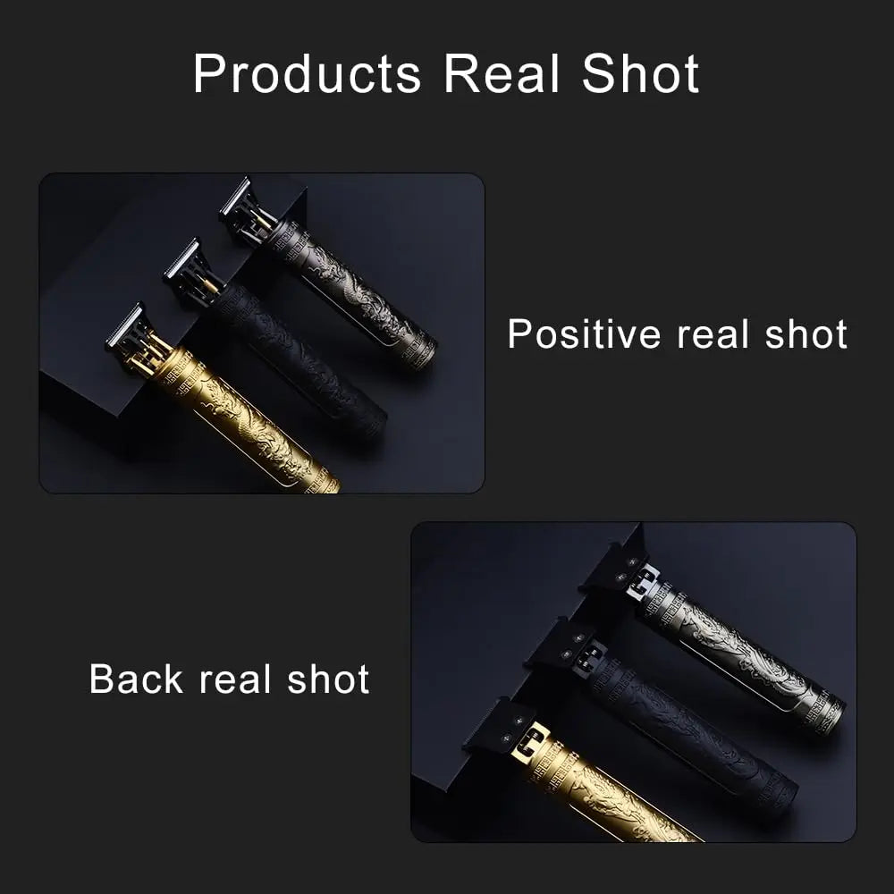 New Retro T9 Hair Clipper For Men, Electric Shaver, Rechargeable Hair Clipper, Portable Cordless Beard Trimmer