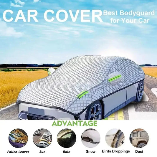 Car Cover Outdoor Protection Waterproof Four Seasons Windshield Protection Hail Protector Snow Cover Sunshade Frost Cover Parts