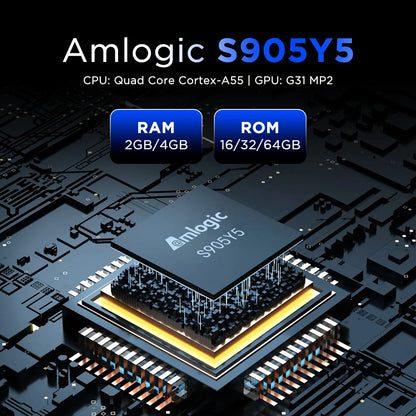 Tanix TX5 Android 14 Amlogic S905Y5 TV Box 4G 32G/64G 2.4G&5G Dual Wifi 4K Smart STB AV1 3D BT Streaming Media Player