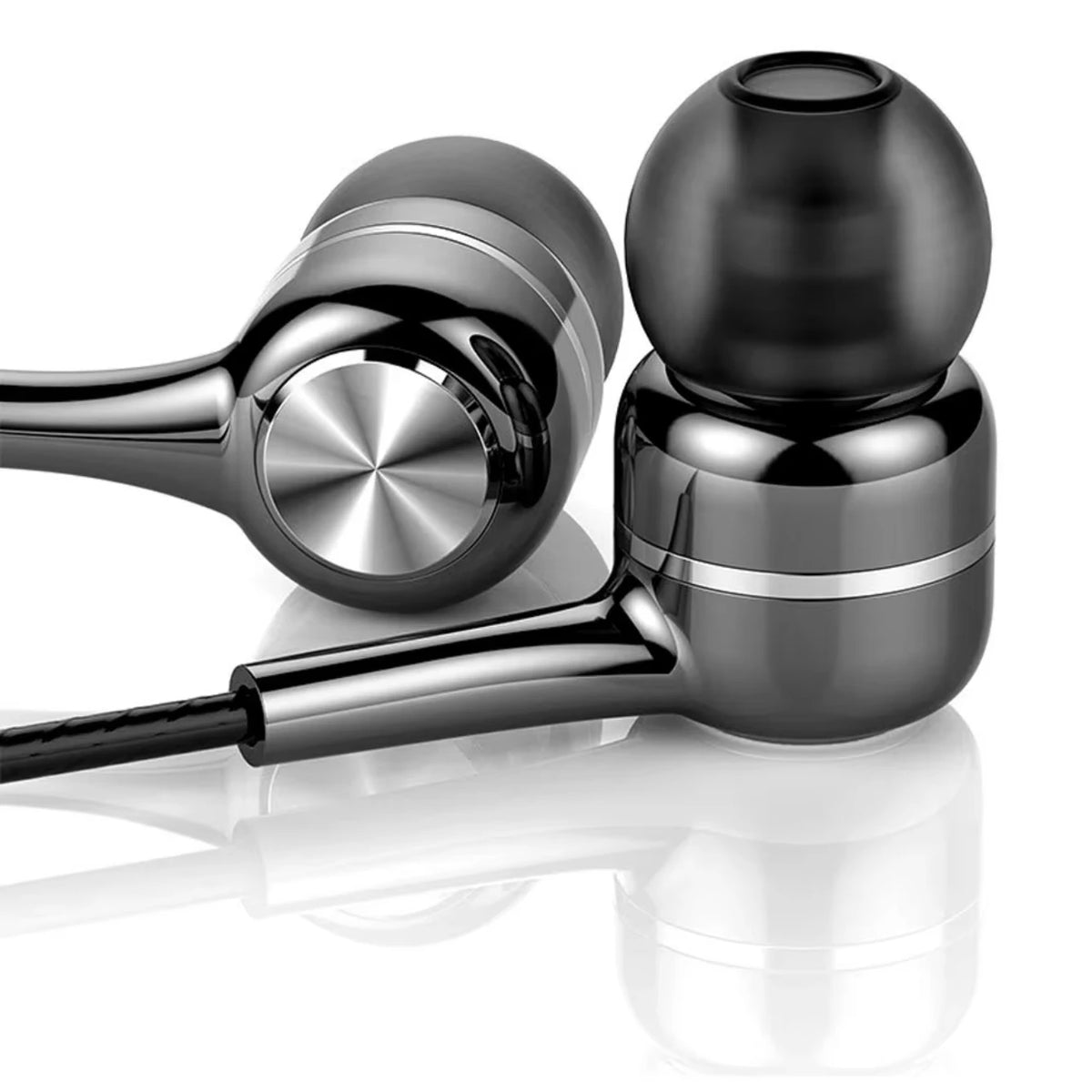 1-8pcs 3.5mm Wired Headphones In Ear Wired Earphones with Microphone Bass HiFi Stereo Earbuds Sports In-line Control For Phones