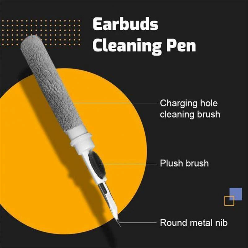 Cleaning Tool for Bluetooth Earphone For Airpods Pro 1 2 3 Earbuds Case Cleaning Pen Bursh Pen for Samsung Xiaomi Huawei Airdots