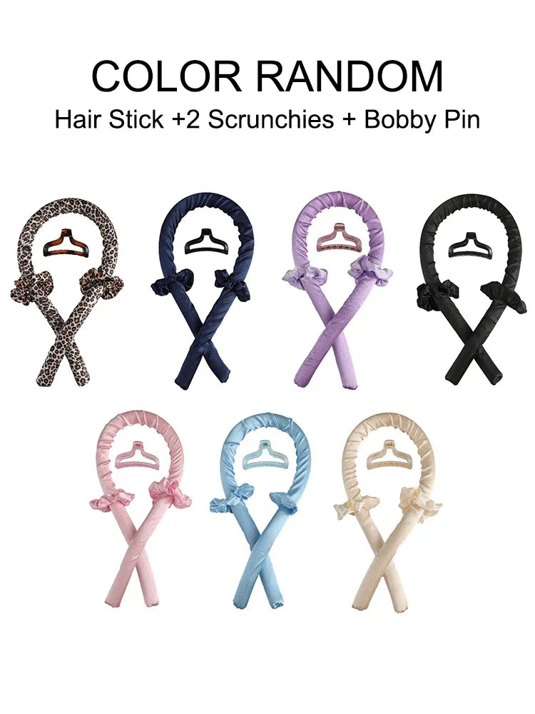 No Heat Foam Sleeping Curling Iron Big Wave Lazy Curl Styler for DIY Hair Dressing Tool - Efficient Hair Wave Styling