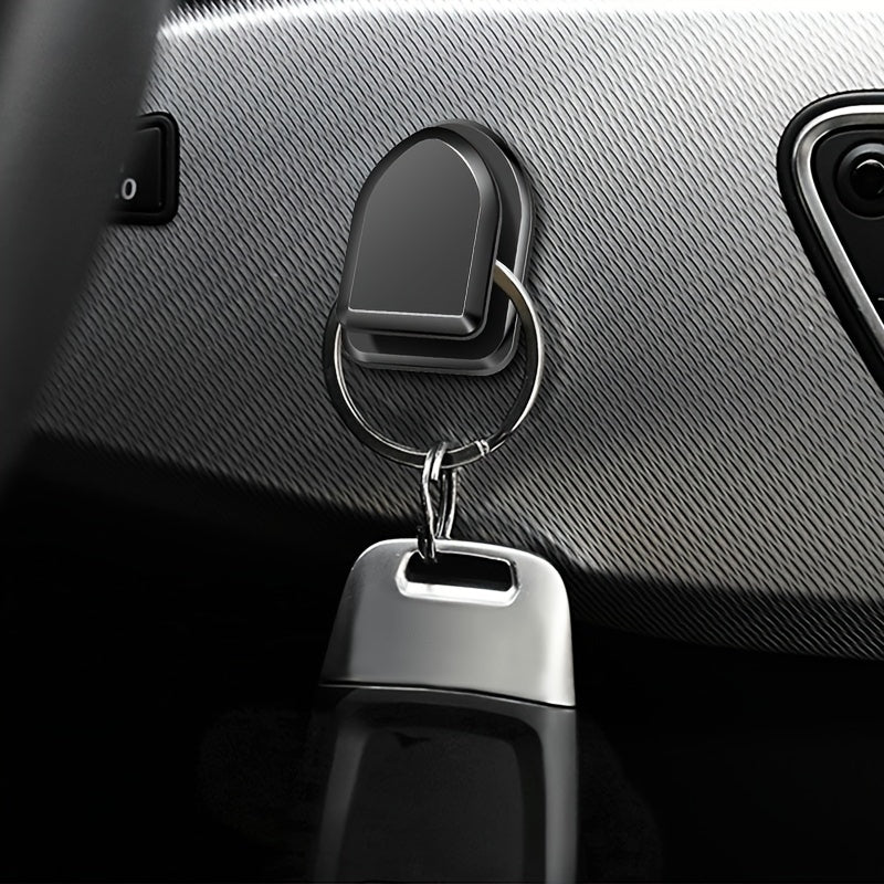 4pcs Car Hook USB Data Cable Key Mask Storage Hook Sticker, Car Interior Accessories Hook