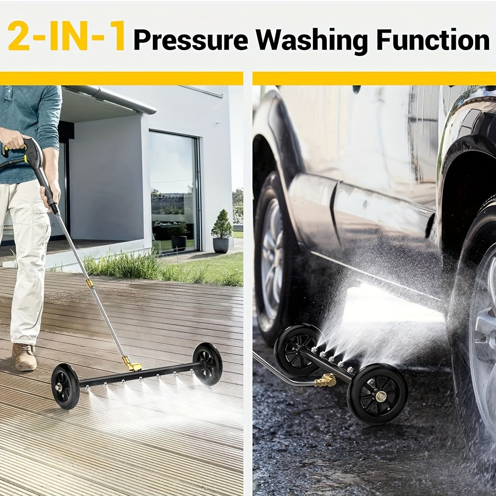 2-in-1 High-Pressure Washer with Water Broom, 22